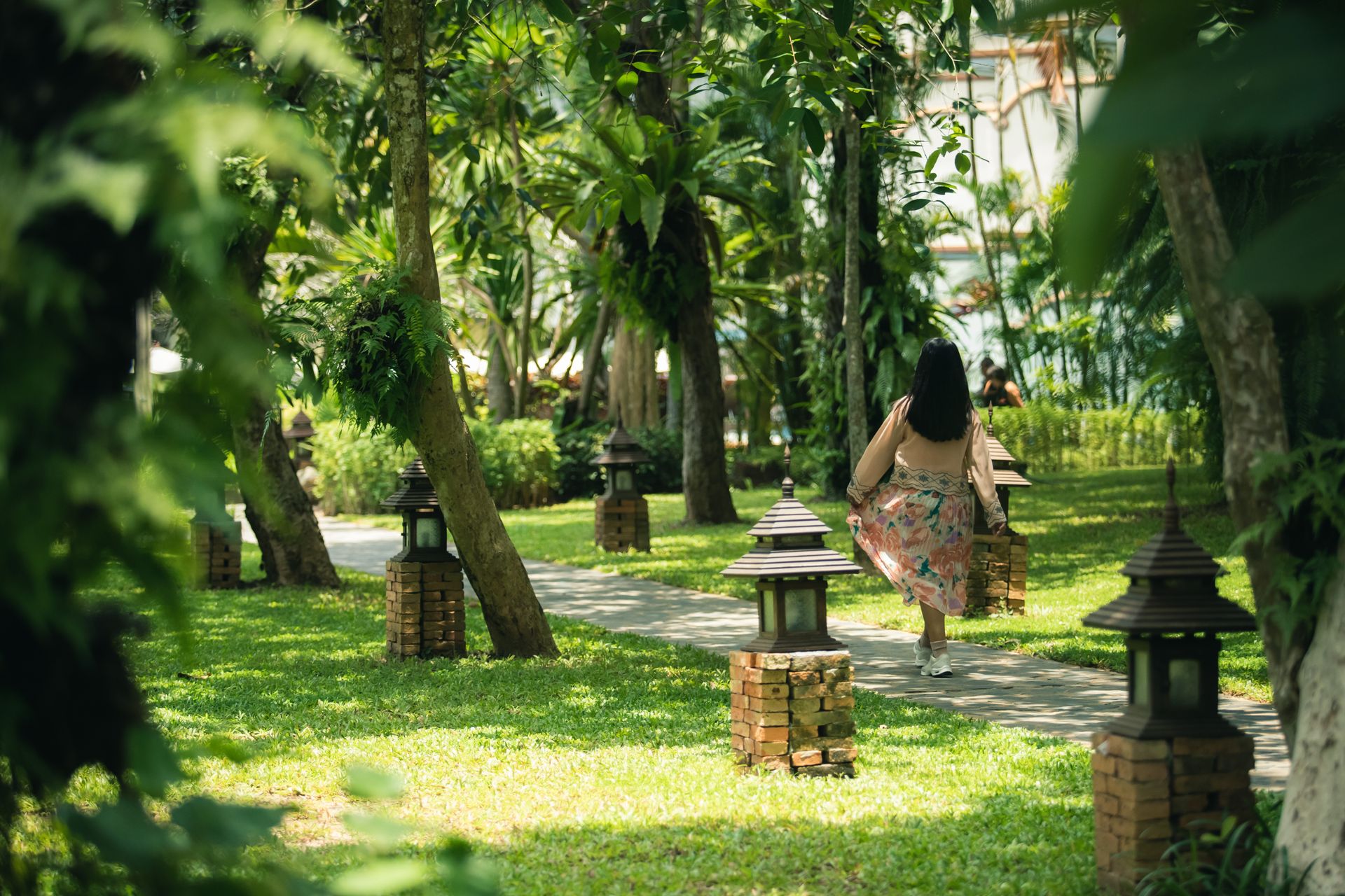 Walking the garden paths