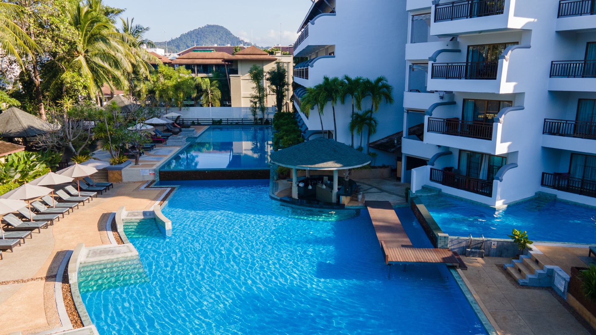 Two Swimming Pools
