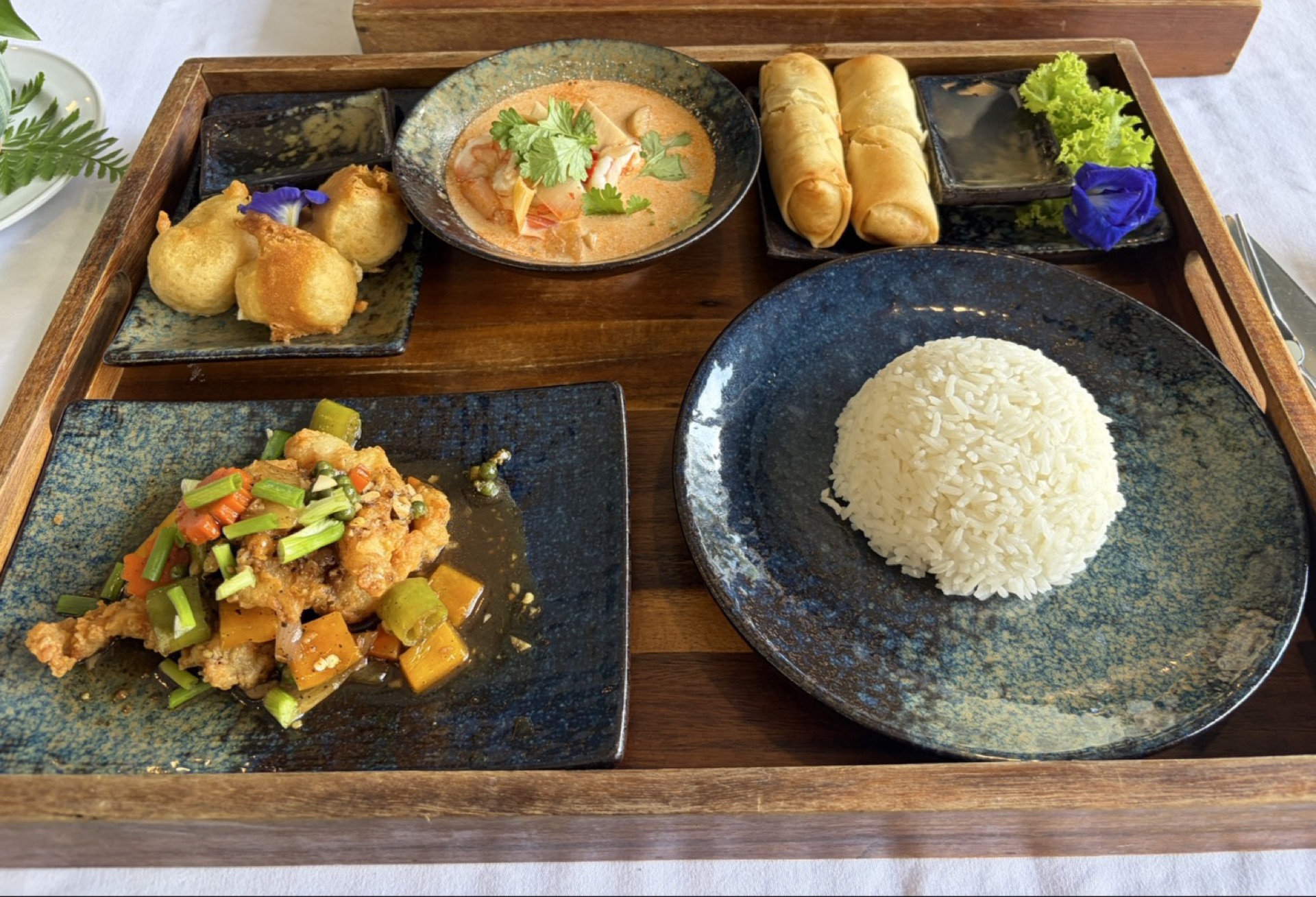 Thai set lunch