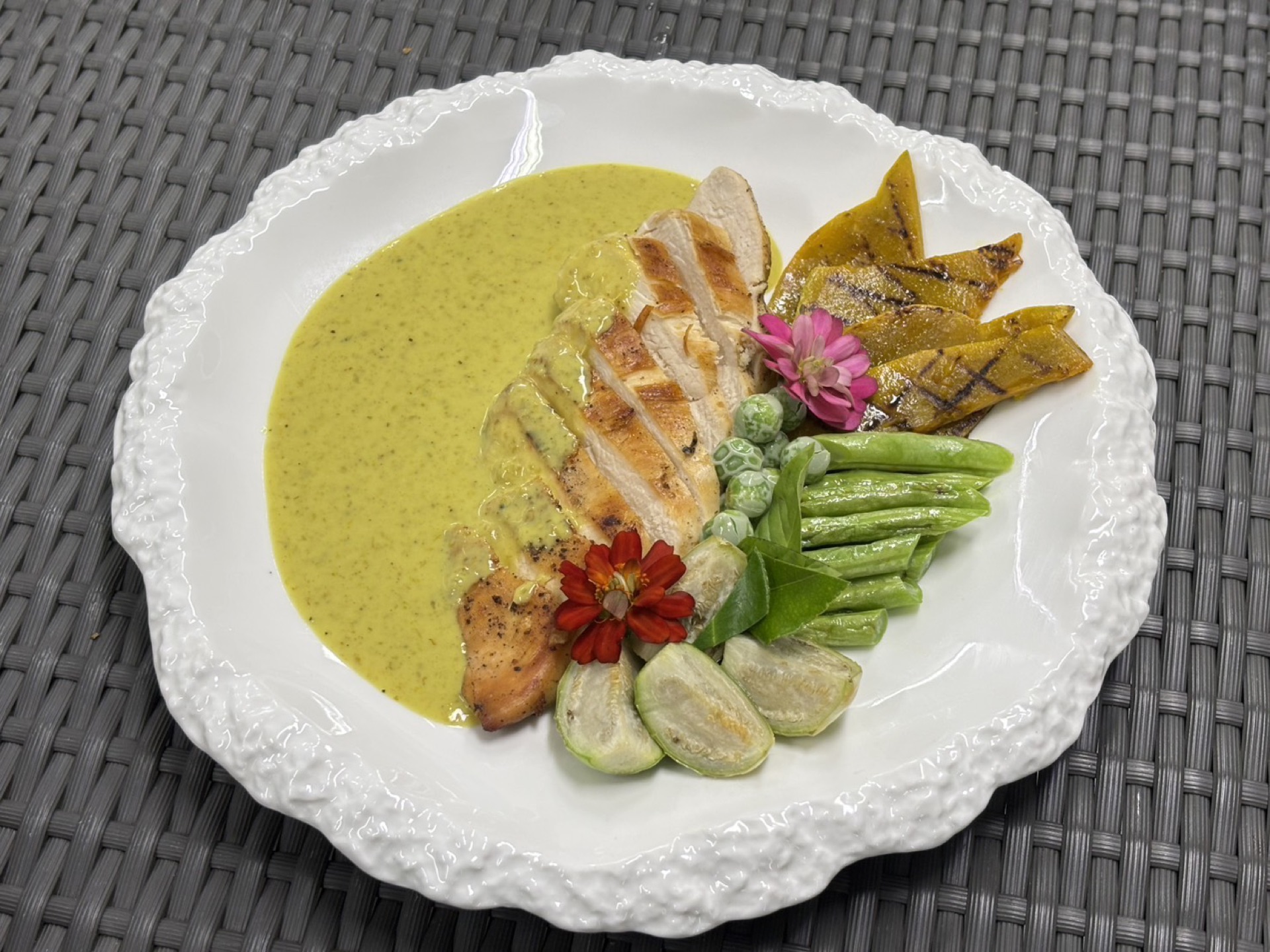 Chef's plated main course