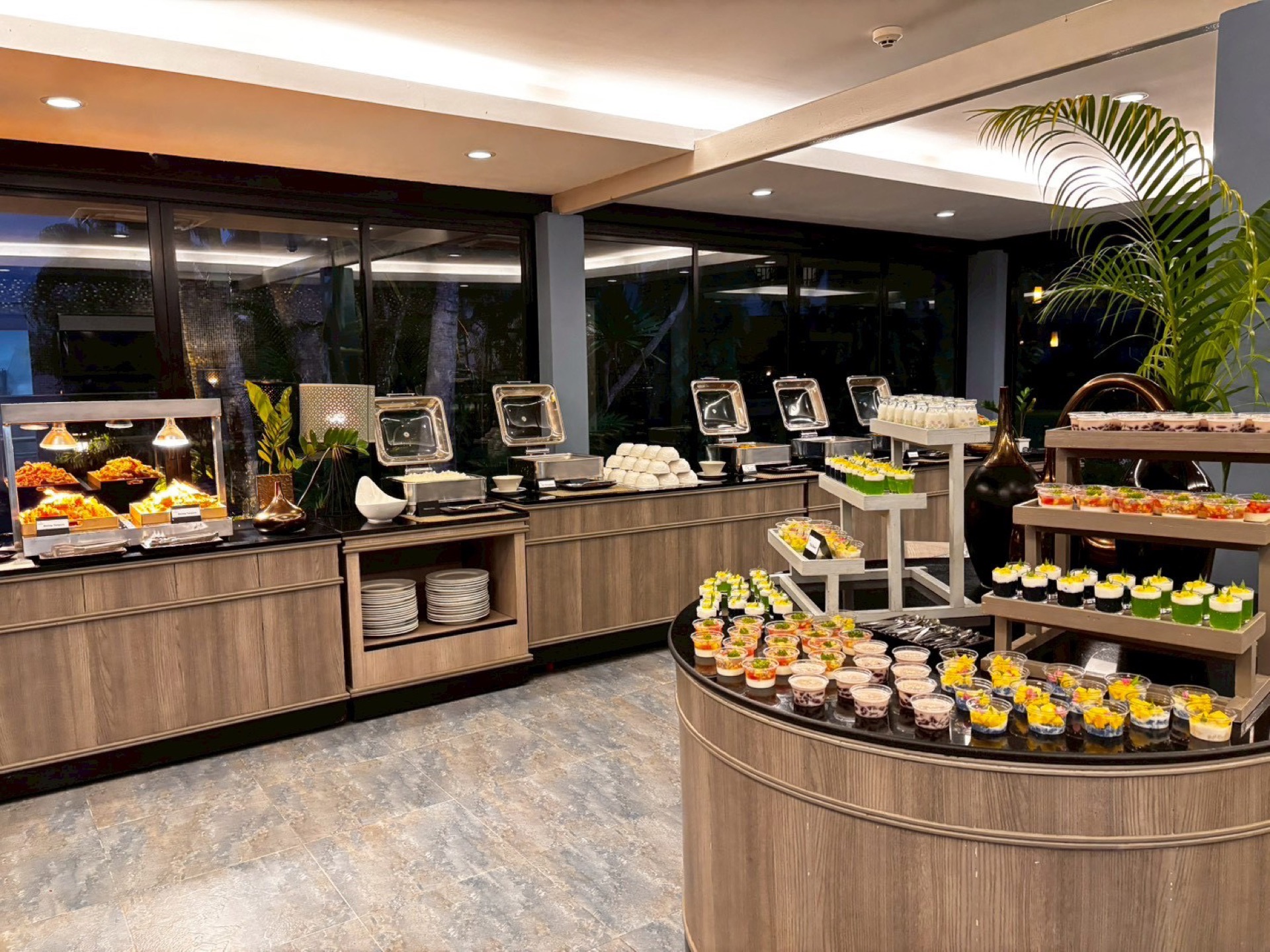 Buffet counter