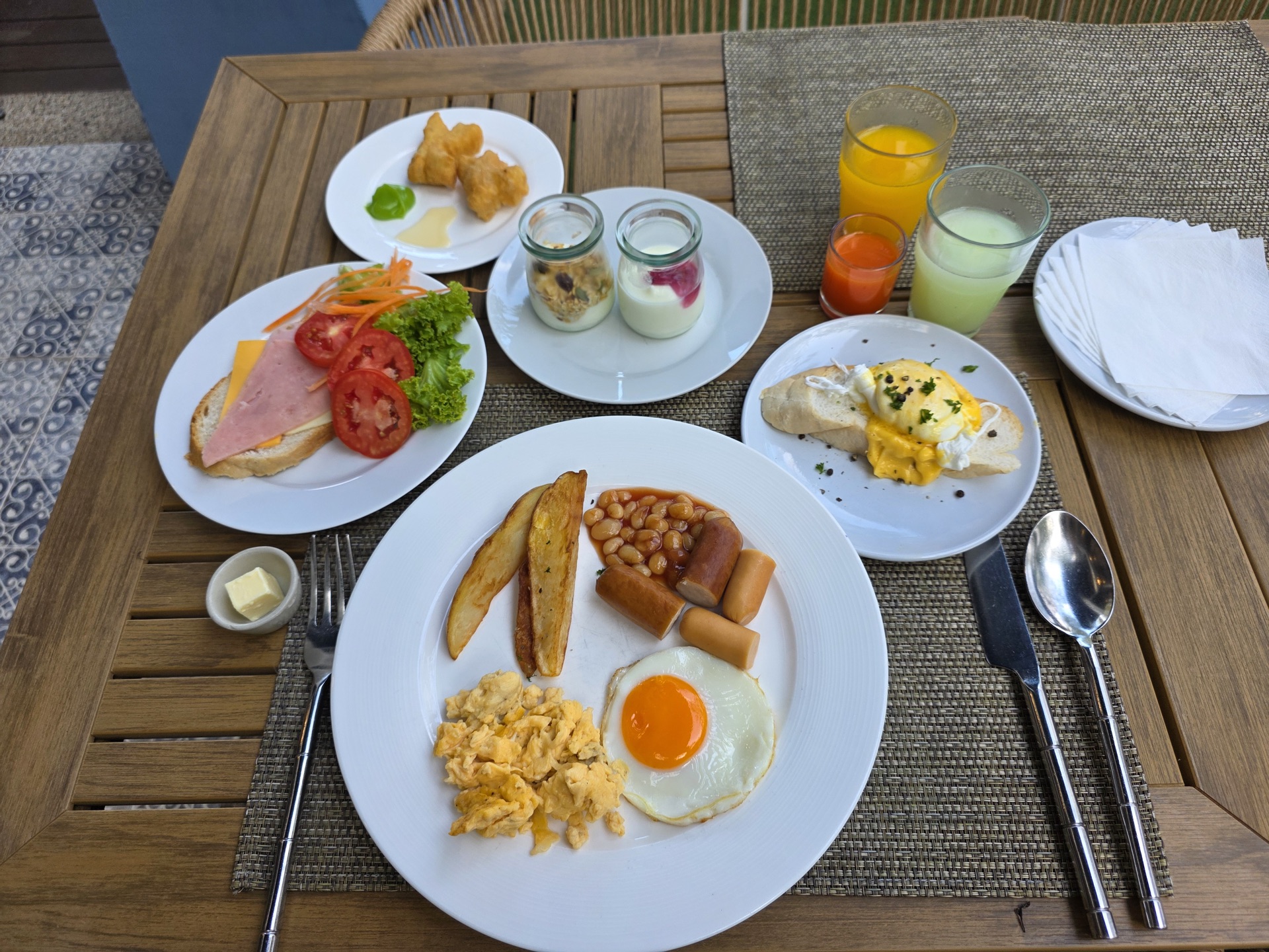 Breakfast on the terrace
