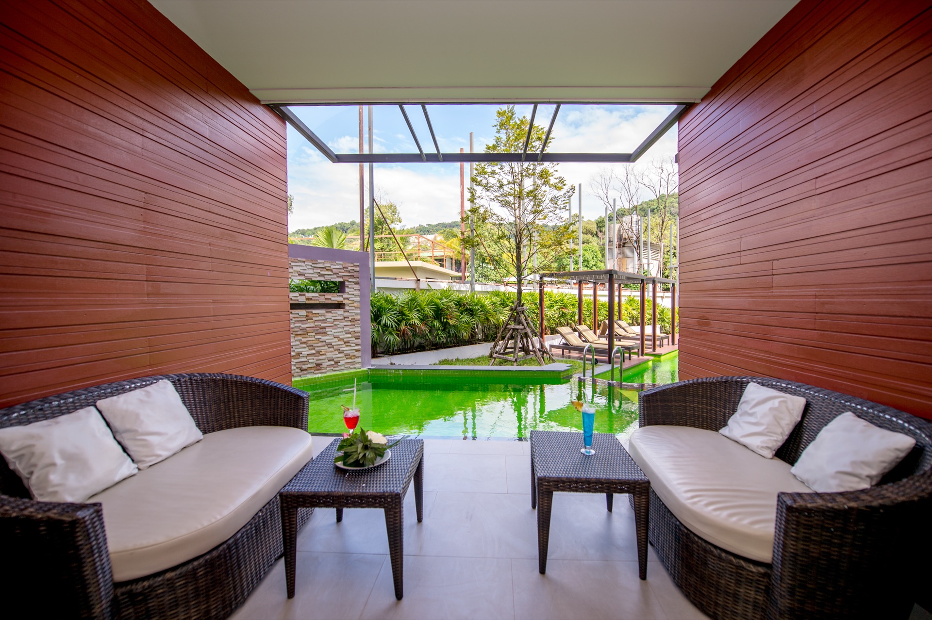 Pool Access terrace