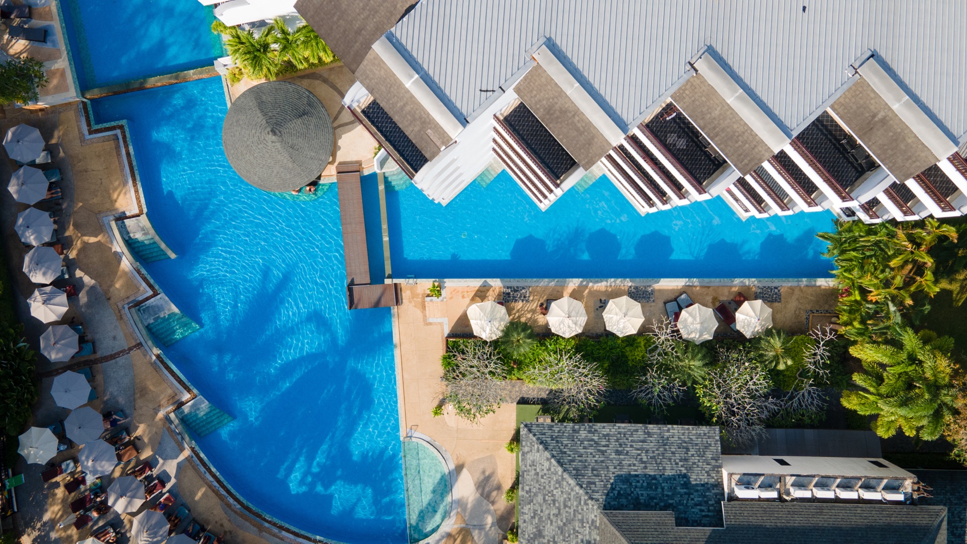 Two Swimming Pools